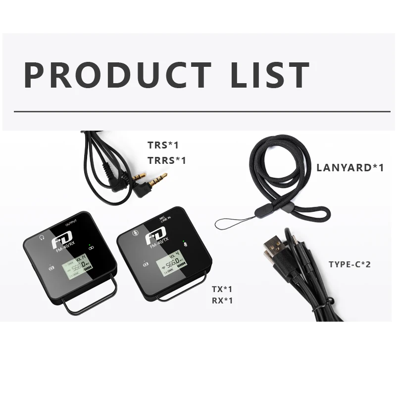 Feidu FM40 Portable mini UHF Wireless Professional