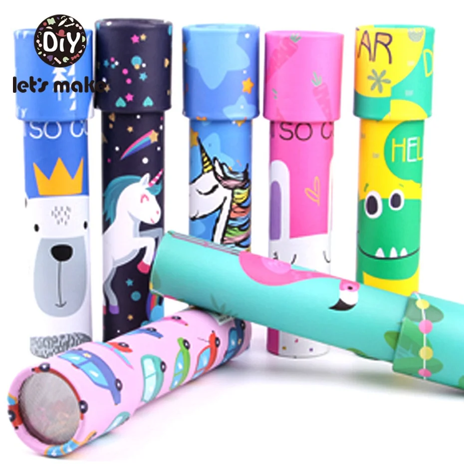 

Let'S Make 1Pc Kaleidoscope Scalable Rotation 19Cm Magic Educational Toys Fancy Colored World Toy For Baby Autism Kid Puzzle Toy