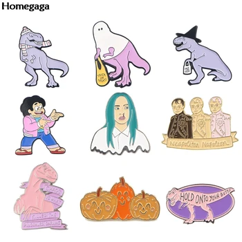 

20pcs/set Homegaga 1pcs Cartoon Badge Tie Pin Sweater Coat Badges Stylish Lapel Pin Hat Pins Unisex Jewelry D2653
