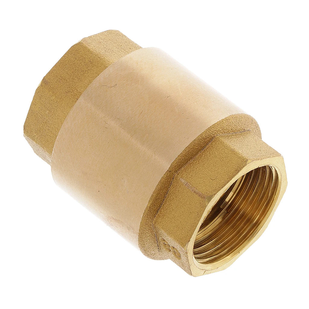 Details about   Brass Air Check Valve Anti-Corrosion Non-Return 3-Port Check Valve Brass For 