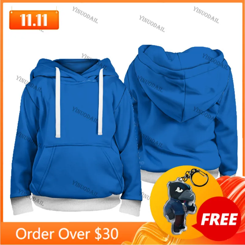 

Children Cute Crow Shoot Shoot Game 3D Print Hoodies Men Clothing Harajuku Sweatshirt Kids Star Leon Child Tops Boys Girls