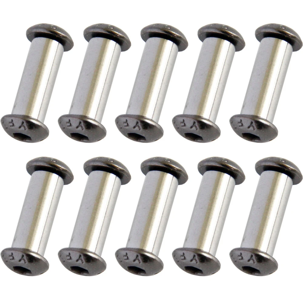 10pcs/lot Knife Handle Bolt Rivets Scale Screw Fastener Nut DIY Making