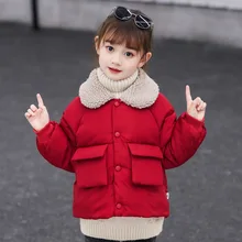 Пальто и куртка для маленьких девочек; Верхняя одежда для детей; зимние пальто; зимняя куртка; Модное детское пальто; детская теплая одежда для девочек