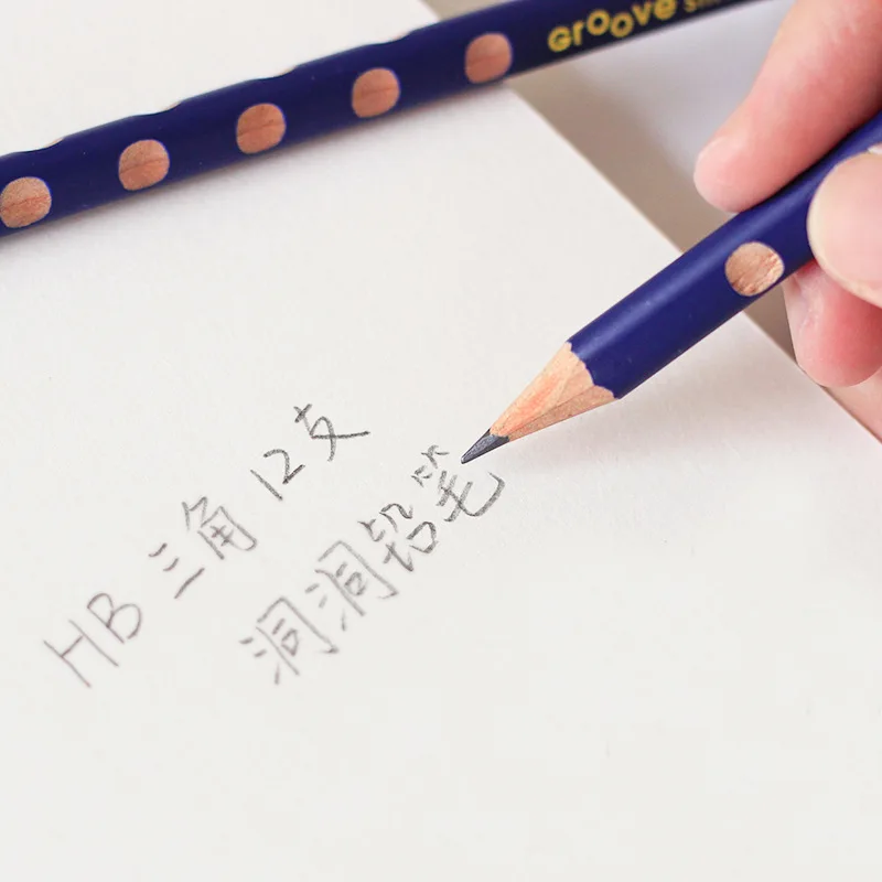 

Germany Lyra LYRA Porous Pencil HB Children Correct Grip Position Young STUDENT'S Doing Homework Triangular Pencil Pack of 12