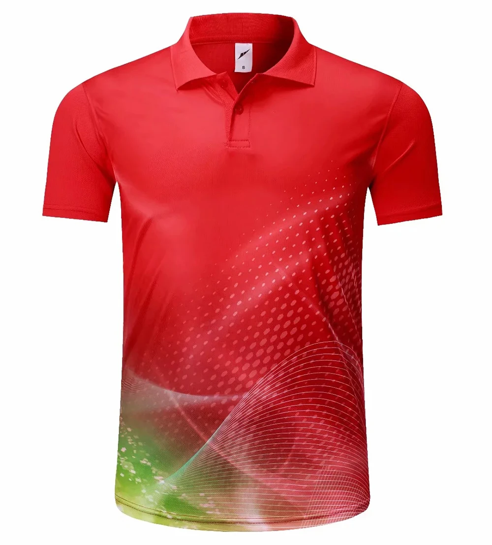 New Men Tennis shirts Breathable Badminton Shirt Women Men Table Tennis Team Pol o T Shirts Men tenis de hombre de mujer
