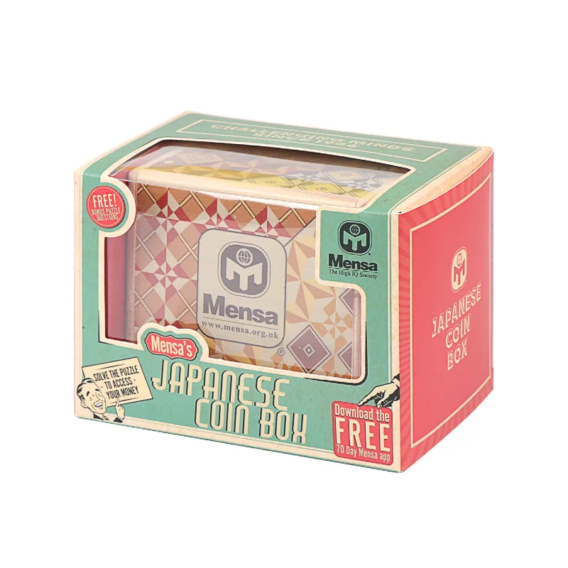 Mensa Japanese Coin Box Wooden Compartment Magic Trick Box Brain Teaser Logic Educational Puzzle Box Kids Wood Toy Gift|Пазлы| | АлиЭкспресс