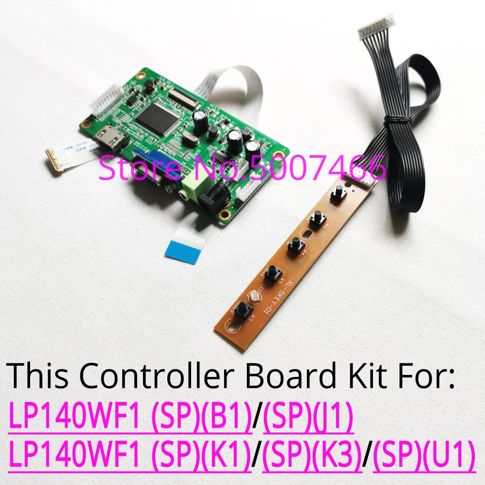 For LP140WF1 (SP)(B1)/(SP)(J1)/(SP)(K1)/(SP)(K3)/(SP)(U1) EDP 30-Pin 1920x1080 monitor LED screen VGA controller board kit | Компьютеры и