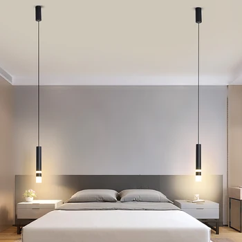 

Bedroom Bedside Hanging Chandelier Lights Minimalist Creative Personality Pendant Chandelier for Bar Cafe Dining Room Restaurant