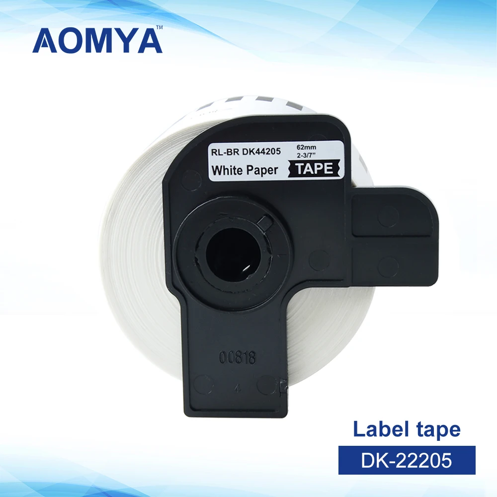 AOMYA 1 рулон ярлыка ярлык 62 мм * 30 48 м непрерывная Совместимость с переводной