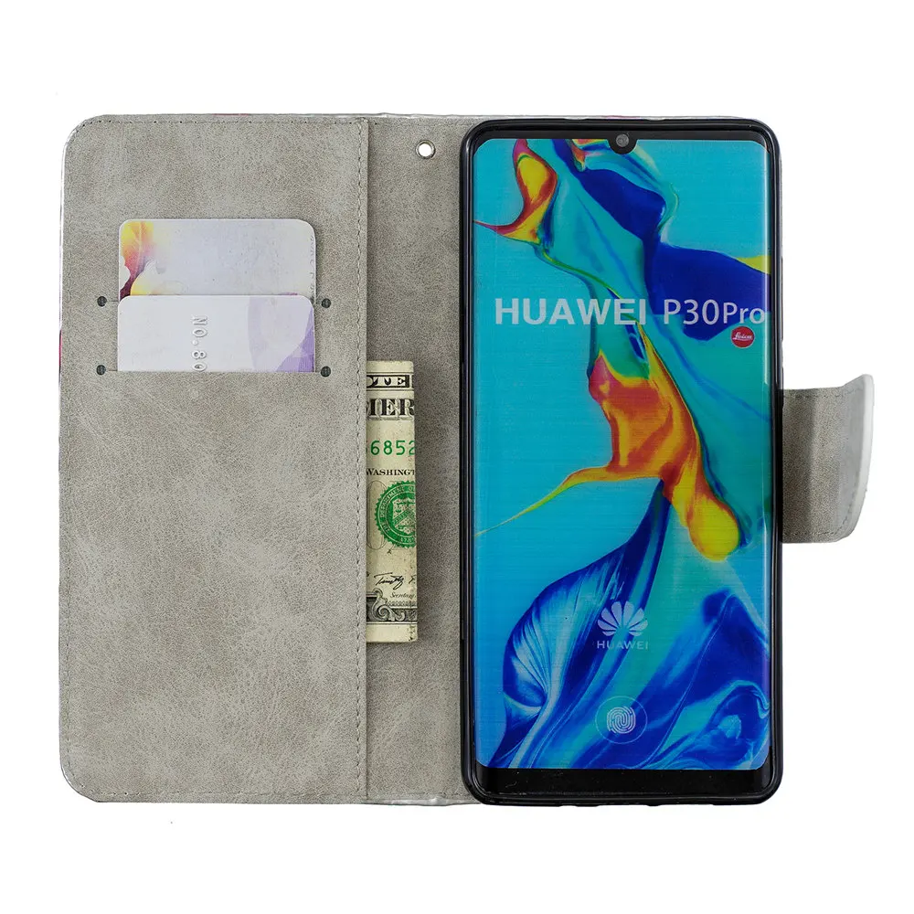 Роскошный блестящий чехол-книжка для huawei P20 Lite P30 Pro Honor 10 Lite 8S 8A Y6 Y7 P Smart откидной Чехол из окрашенной кожи