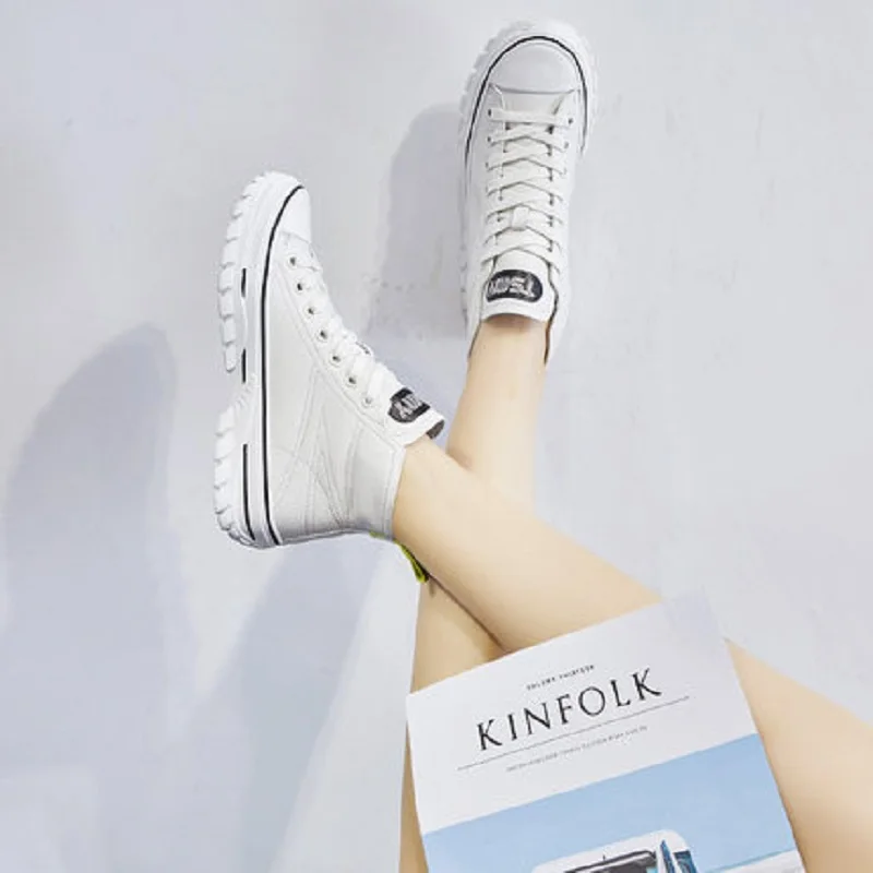 

Leather Martin boots ladies breathable summer 2019 new women's shoes wild Martin shoes short boots