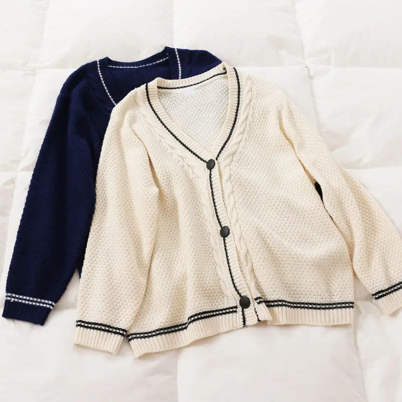apricot cardigan Neploe/осенне-зимняя одежда для женщин; Свободные Повседневные вязаные свитера; кардиган с длинными рукавами; плотная верхняя одежда Harajuku для студентов; пальто - Цвет: apricot cardigan