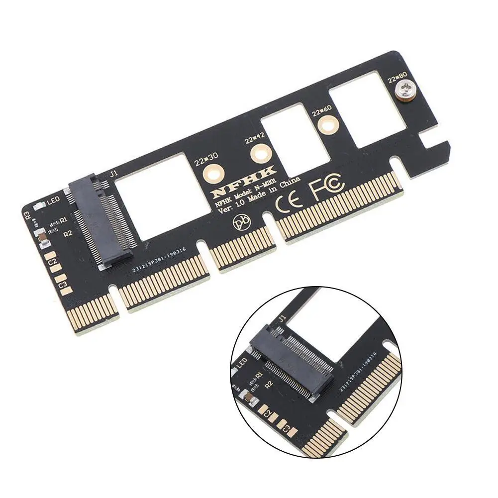 Адаптер PCIE к M2 PCI E Express 3 0 X4 X8 X16 NGFF M Key M.2 NVME AHCI SSD адаптер для переходных карт с