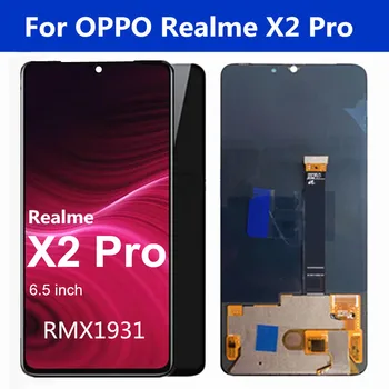

6.5" Super Amoled For OPPO Realme X2 Pro LCD Display Touch Panel Digitizer Screen Assembly for OPPO RMX1931 Realme x2 pro lcd