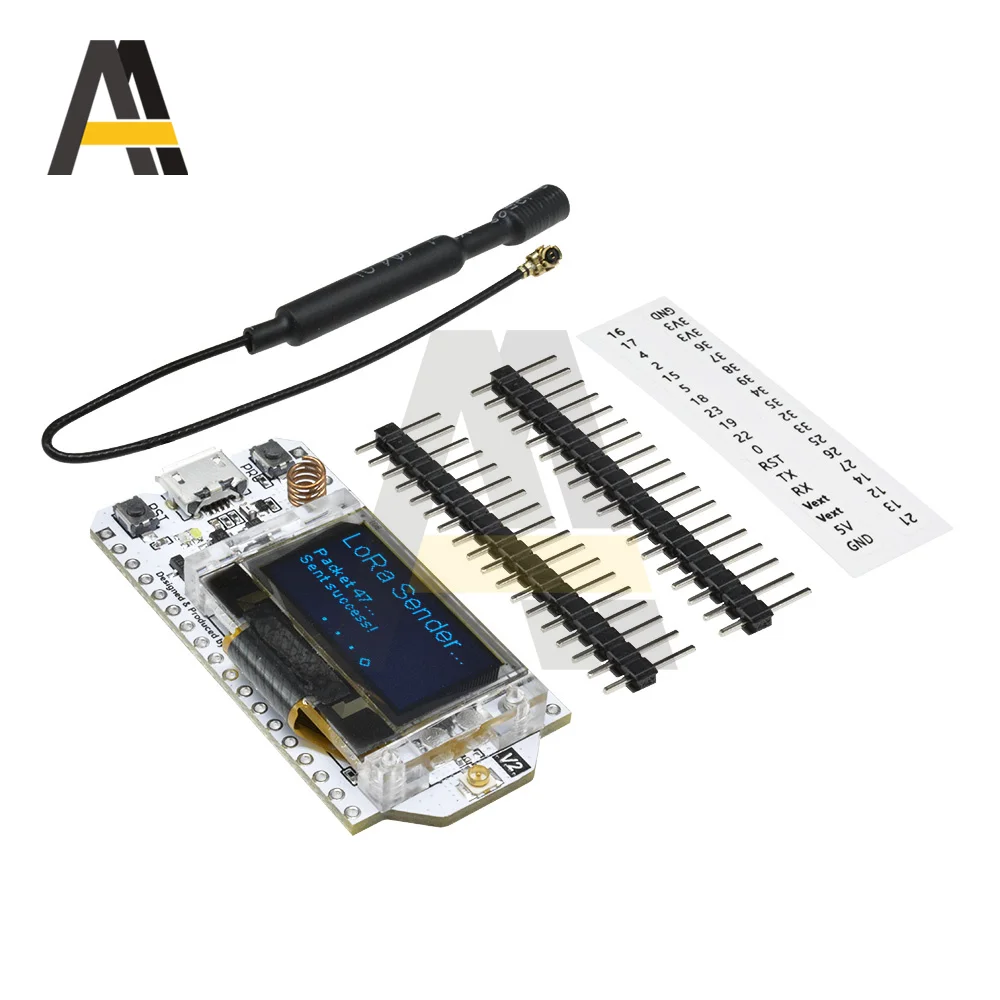 SX1276 ESP32 LoRa Wifi Bluetooth Board/RFM95 Wireless Node Module 868MHz/915MHz SX1276 ESP32 LoRa Wifi Bluetooth Board/RFM95 Wireless Node Module 868MHz/915MHz