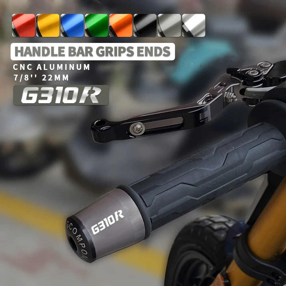 

G310R LOGO Motorcycle FOR BMW G310R G 310 R 2017 2018 2019 Grips End Plug Slider Motorbike Handlebar Ends Handle Bar Cap Cover