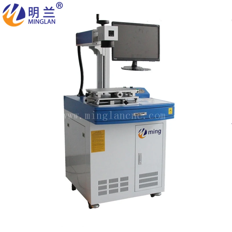  MINGLAN 30W fiber laser marking machine with Industrial computer MLF-30W