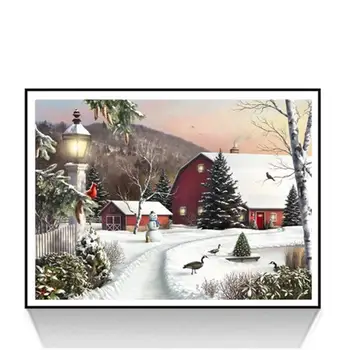 

Drawing Embroidery Mosaic Christmas Wall art Cross-Stitch 5d Kits Painting Taille Broderie Grande Decoration Pattern Diamon S2R6