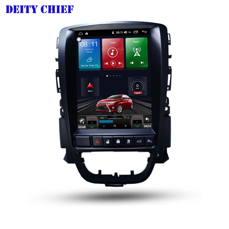 Cheap 8cores Android 8.1 Vertical Car Multimedia GPS Radio For Opel Astra J Vauxhall Buick Verano 2009-2014 1