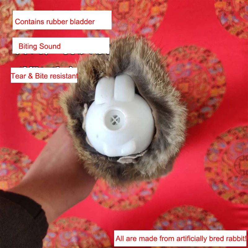 Pet Dog Toys Artifact Fake Prey Simulation Vocal Rabbit for Dog Training Chewing Barking Training Squeaky Whistling Device