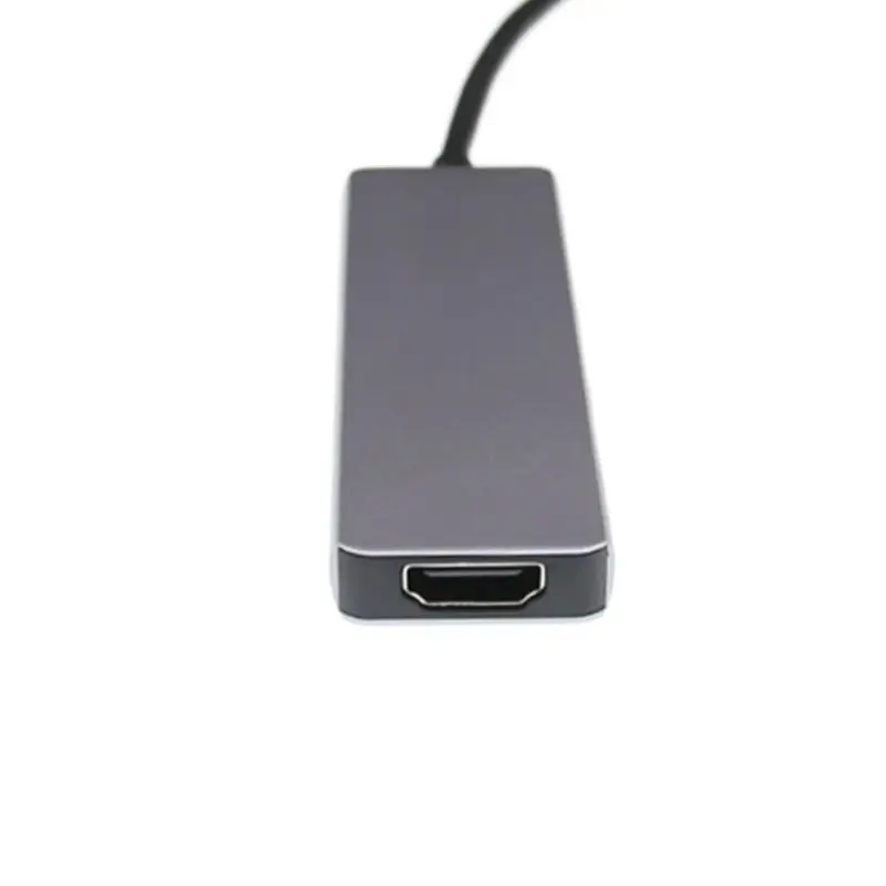 Кард-ридер тип-c к HDMI UHD тонкий USB-C микро/безопасные цифровые карты памяти адаптер концентратор кабель для передачи данных