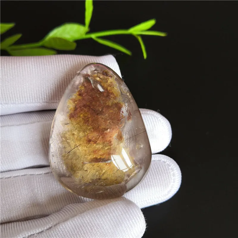 AA++ Редкие натуральные желтые Ghost Phantom Quartz хрустальные подвески образец для коллекции
