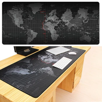 

Gaming Muismat World Map Mouse Pad Grote Muismat Gamer Grote Muis Mat Computer Mousepad Pad Toetsenbord bureau Mat