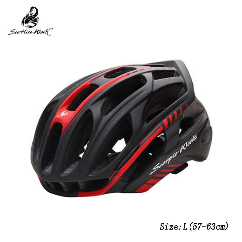 color 6-L Сверхлегкий велосипедный шлем с красный светодиодный свет MTB Дорожный велосипед Велоспорт Шлем Для мужчин Для женщин горный велосипед Велоспорт Шлем емкости ciclismo - Цвет: color 6-L