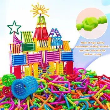 

1box/set DIY Building Block Bar Stick Magic Smart Stick Children Brain Training Educational Toys Kindergarten Early Toys Toy