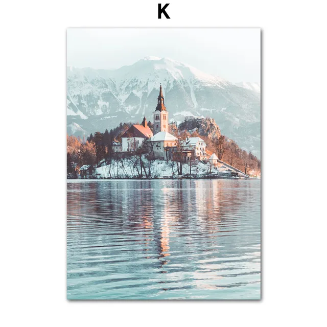 Hungary Budapest Bridge Reed Bike Sea Nordic Wall Art Canvas Painting Posters And Prints Pictures For Living Room Interior Decor K