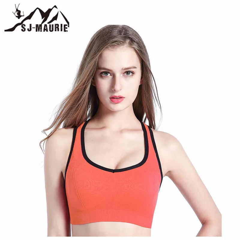 Спортивный бюстгальтер для фитнеса, бега, занятий спортом Топ-бра Feminino Esportivo Yoga Мягкий беспроводной жилет Sportowy Biustonosz 6 цветов