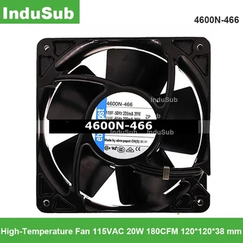 

Original EBM 4600N-466 High-Temperature Fan 115VAC 20W 180CFM 120*120*38 mm Full Metal Resistant Axial fan