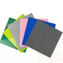 Tabaklar blokları çocuklar için klasik blok şehir yol taban plakaları DIY montaj tuğla taşları taban plakası inşaat oyuncakları çocuklar hediyeler