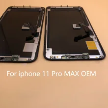 OEM lcd Pantalla для iphone X 11 pro max lcd дисплей кодирующий преобразователь сенсорного экрана в сборе для iphone 11 для iphone 11 дисплей