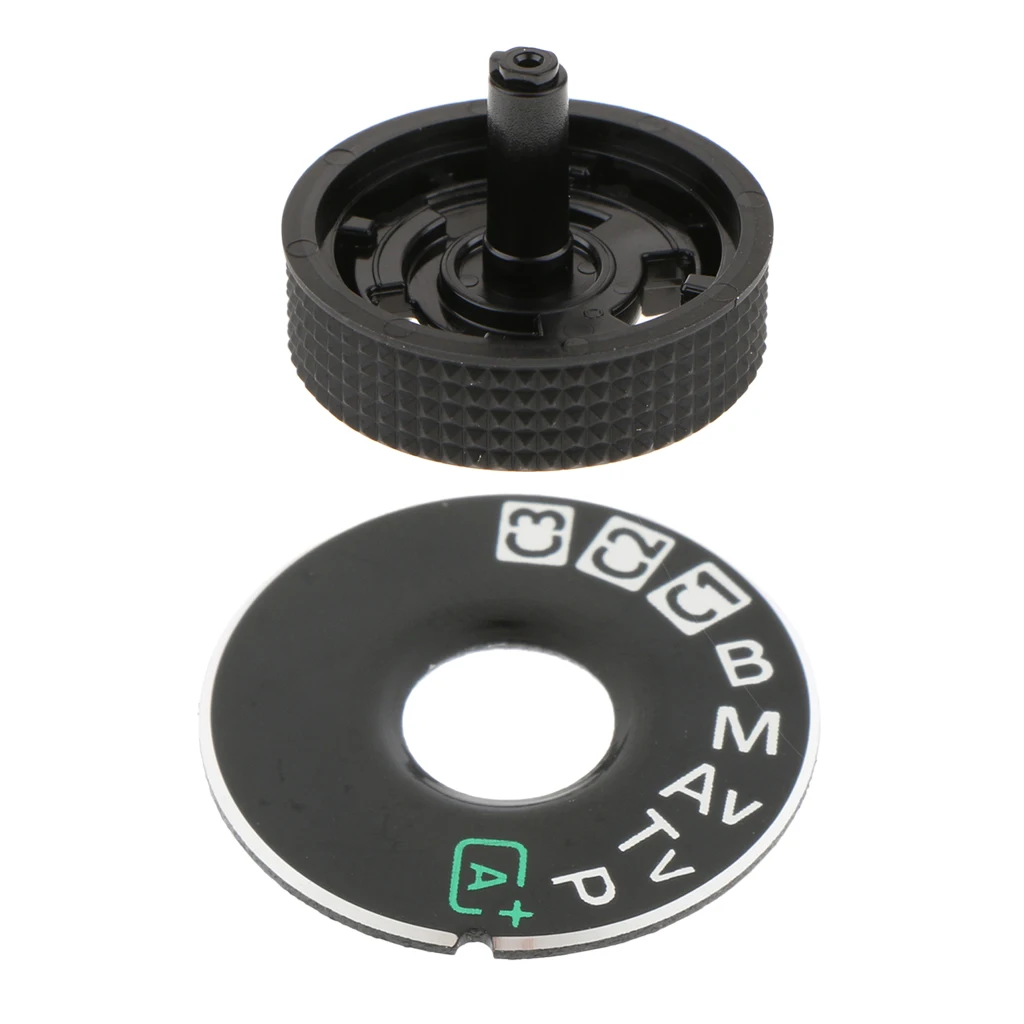 Top Cover Mode Function Dial Mode Plate +- Interface Cap Replacement for Canon EOS 5D Mark III 5D3 DSLR Camera with Tape