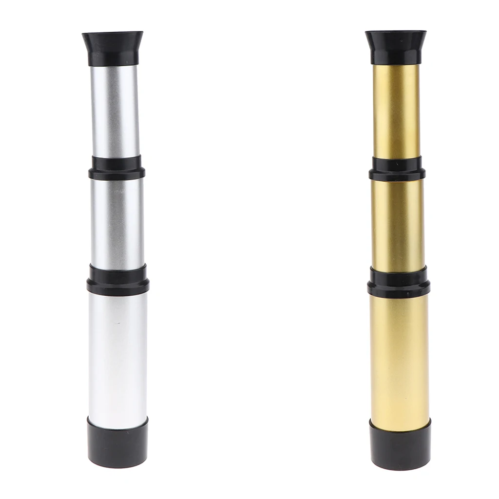 35mm Pirate Telescope Zoomable Pocket Monocular Spyglass, Handheld Telescope for Kids Outdoor Activity