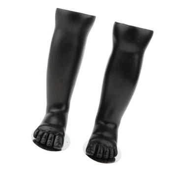 

Set Of 2 Baby Foot Mannequin Leg Shank Mold For Socks Shoes Display