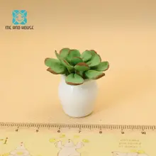 1:12 Кукольный домик мини-модель еда глина для лепки цветок суккулент два