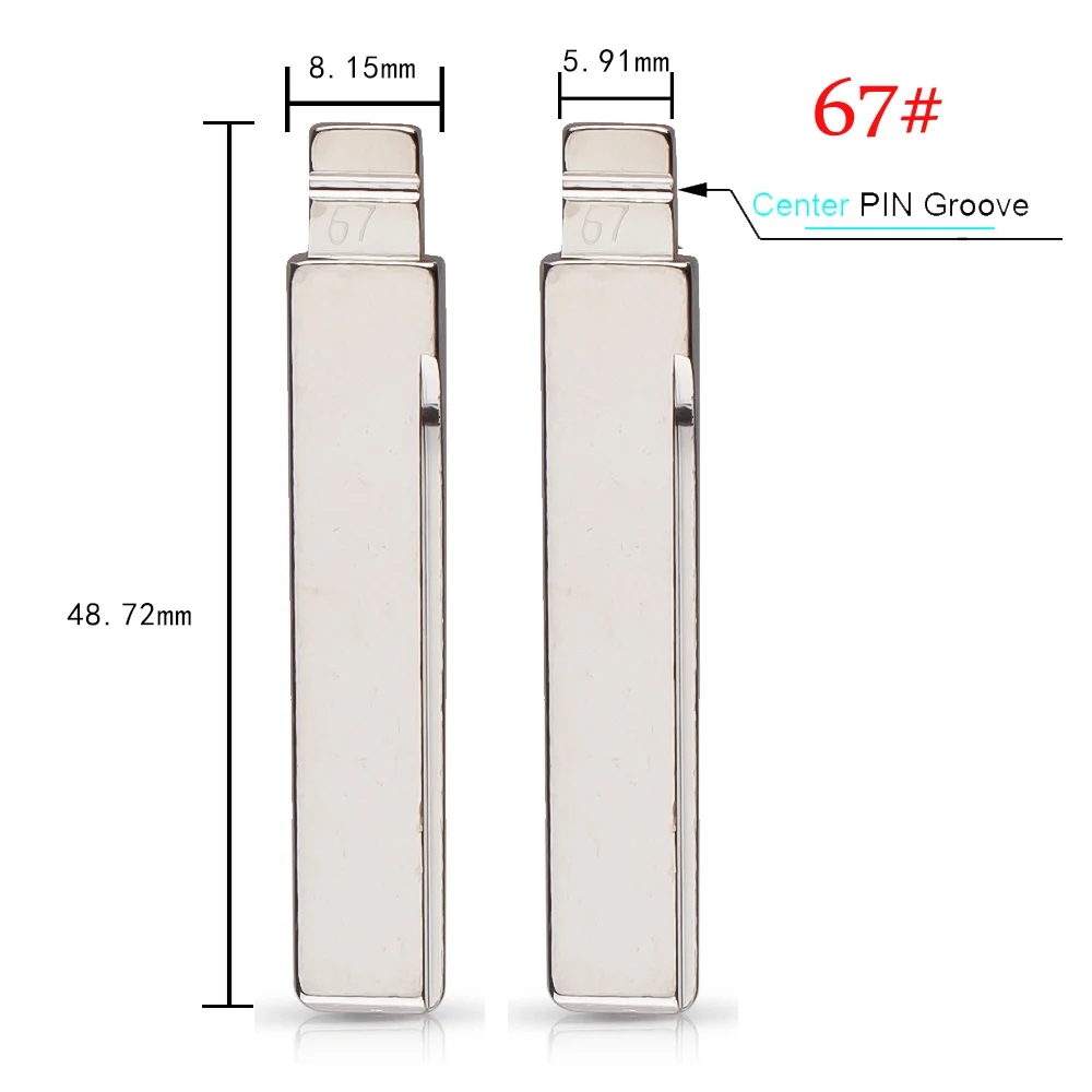 Remote Control/ Key Case For Bmw E36 E39 E38 E63 E83 E53 1 2 3 Series Remote Key Blade Hu58 Hu92 67# 18# No.67 No.18 - - Racext™️ - - Racext 12