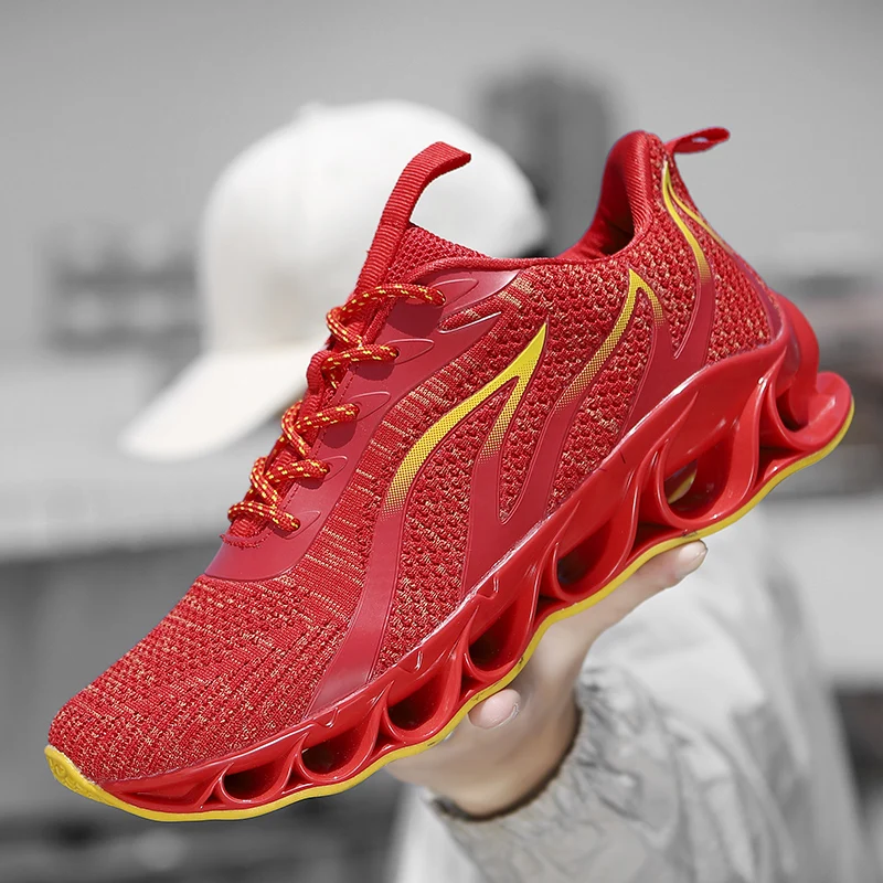 

SENTA New Running Shoes For Men Breathable Zapatillas Hombre Outdoor Sport Sneakers Lightweigh Walking Shoes Size 39-47 Sneakers
