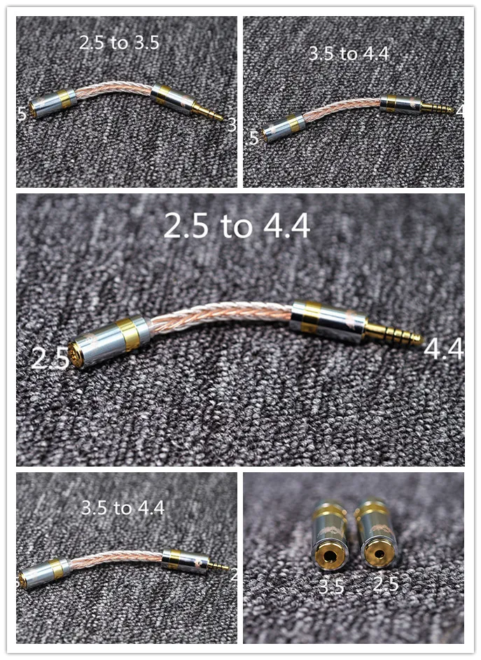 

Neotech 12 core copper silver hybrid Bandung up OCC 3.5to4.43.5to2.52.5to 4.42.5to3.5 conversion line adapter