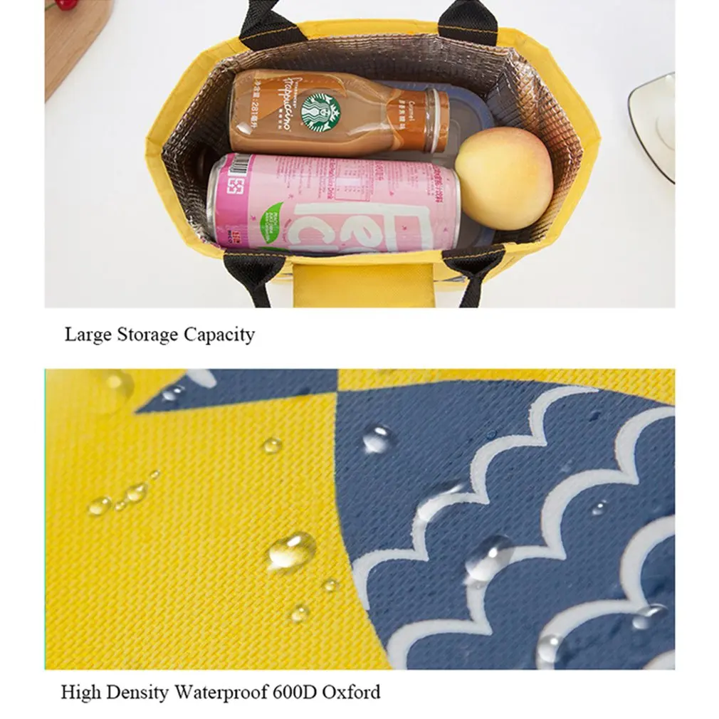 Ice Pack Winter Summer Insulation Cold Tote Bag Waterproof Picnic Lunch Bag Large Capacity Insulation Bag Lunch Box