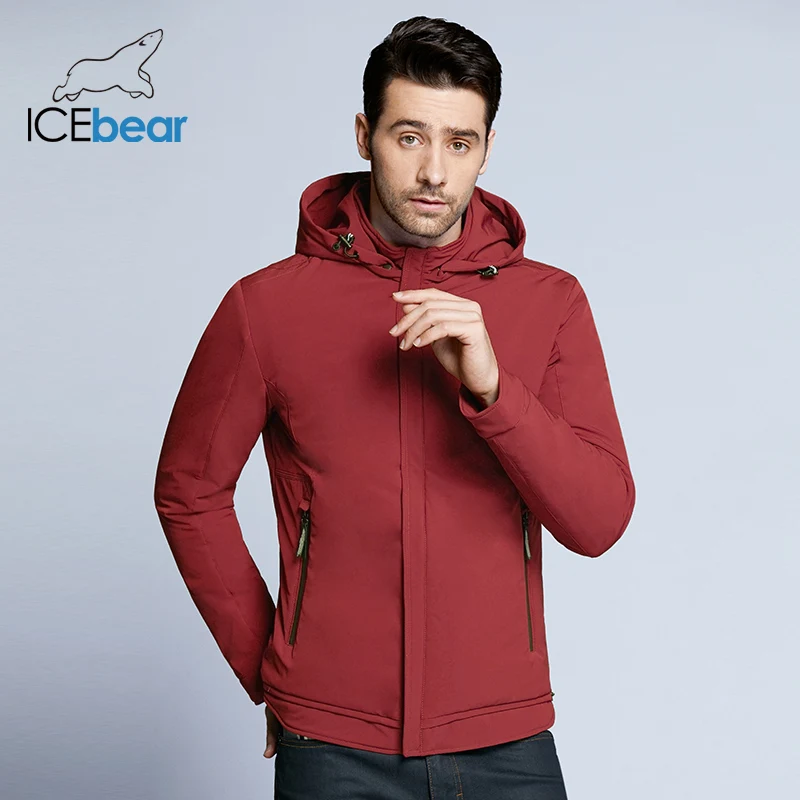Мужская стеганая куртка ICEbear Повседневная Свободная весна 2020 MWC18099D | одежда