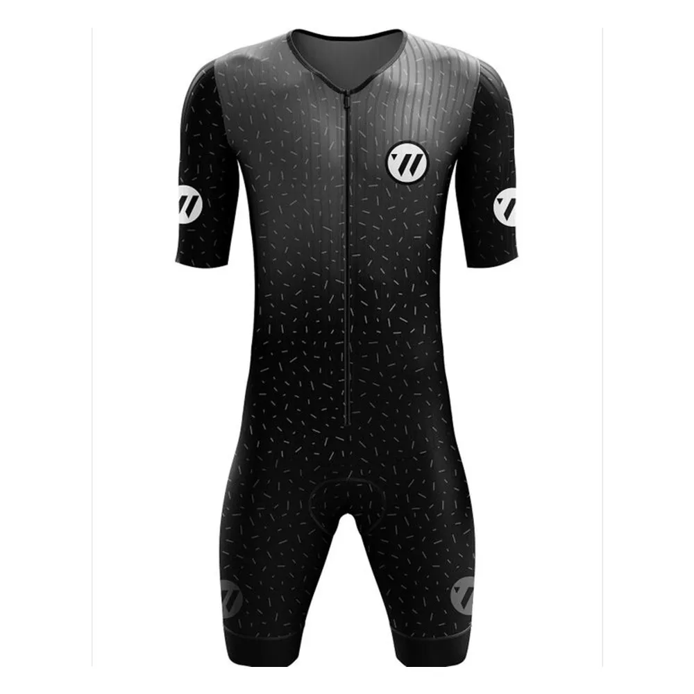 Men Vv Sports Designs Triathlon Power Blue Trisuit Cycling Kits Swimming Sportswear Bicycle Skinsuit Ciclismo Aero Thin Pad Sets