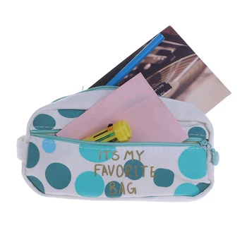 

Canvas School Pencil Cases Creative Cute Pen Bag Box Office Stationary Supplies