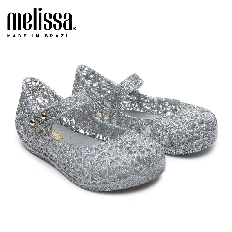 Mini Melissa Campana Crochet Princess Girl Jelly Shoes Sandals