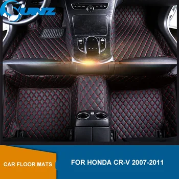 

Car Floor Mats For Honda CR-V CRV 2007 2008 2009 2010 2011 Left Hand Drive Custom Auto Foot Pads Automobile Carpet Cover SUNZ