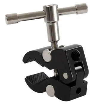 

Articulated Arm Crab Claw Super Clamp Clip Holder Camera Magic Arm Metal Crab Pliers Clamp Mini Super Clip Studio Camera Tripod