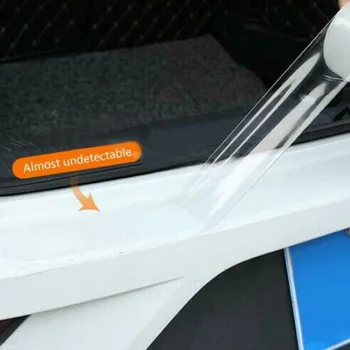 

Reusable 1x 5x300CM Anti-collision tape Guards Door Plate Sticker Bumper