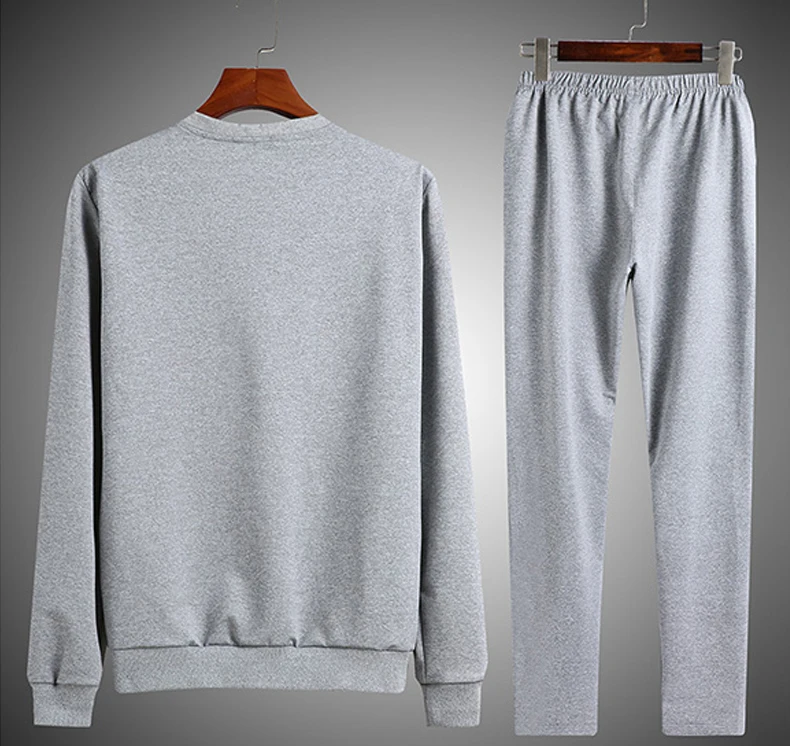 Мужской спортивный костюм больших размеров 4XL 5XL 6XL, брендовый комплект из 2 предметов, толстовка, топы и штаны, мужские осенние повседневные спортивные костюмы для фитнеса, мужская спортивная одежда